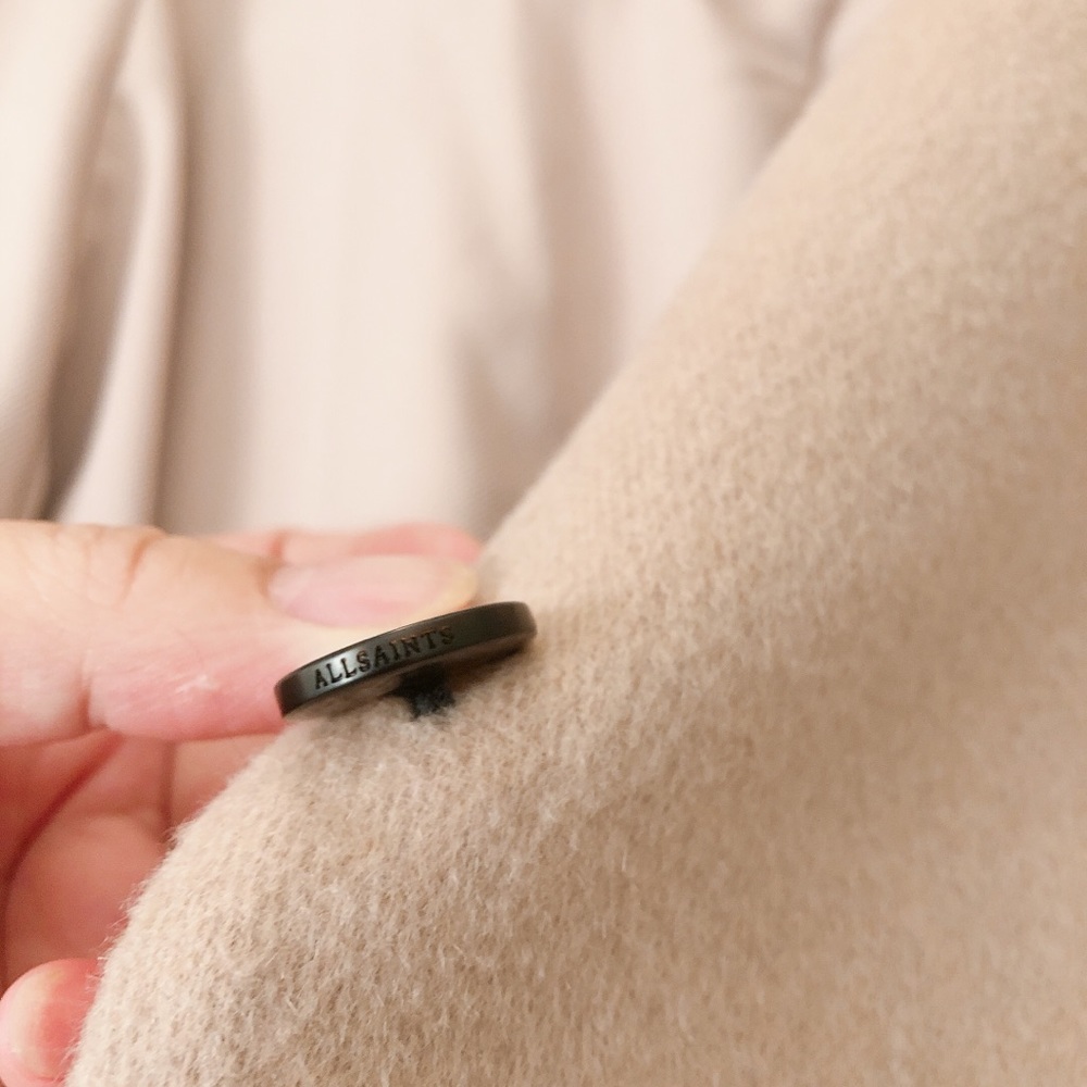 Allsaints wool coat size 6 - Picture 10 of 15